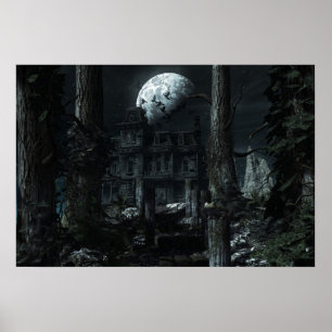 Het verlaten huis poster