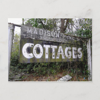 Het verlaten Teken van de Herberg van de Motor Briefkaart