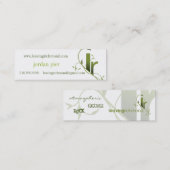 het verlaten van richmond - kaarten ( herzien ) mini visitekaartje (Voorkant / Achterkant)