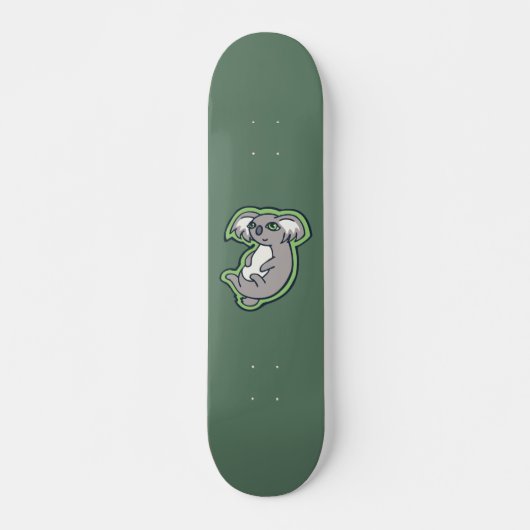 Het verlichten van het groene ontwerp van de Smile Skateboard (Voorkant)