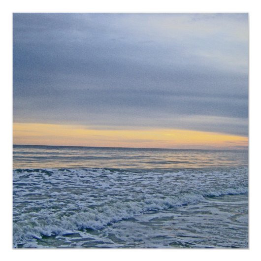 Het verlichten van Zonnetijd door het Zee Perfect Poster (Voorkant)