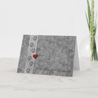 Het verliesSympathie van het huisdier Kaart
