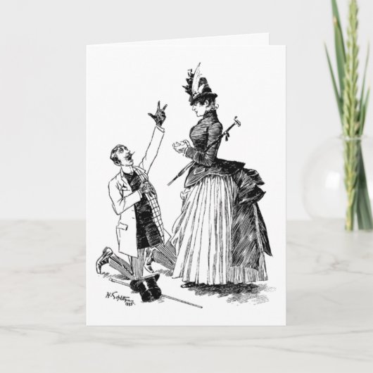 Het verlovingkaart van gelukwensen kaart (Voorkant)