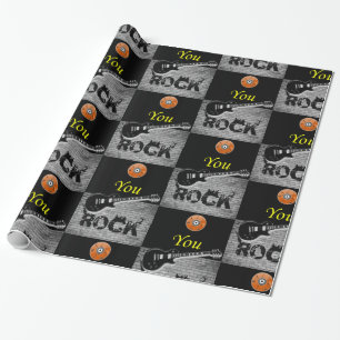 Het verpakken document Rock Cadeaupapier