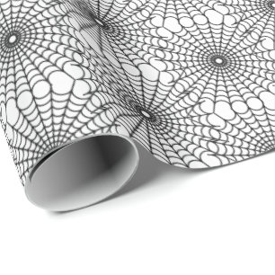 Het Verpakken van Halloween papier-Spin Web Cadeaupapier