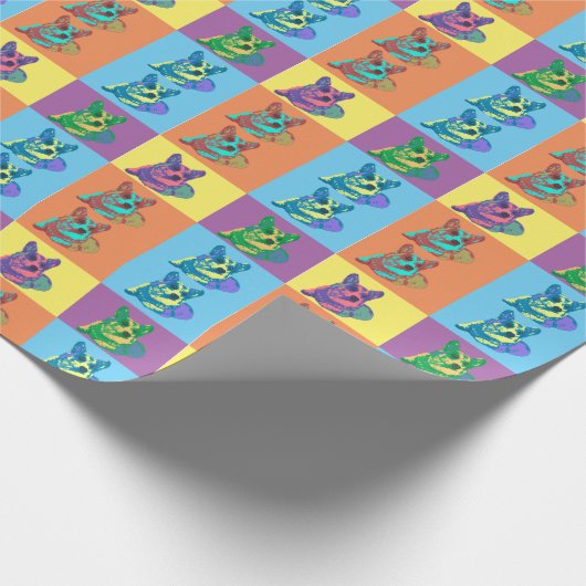 Het Verpakkende document van Corgi Cadeaupapier (Hoek)