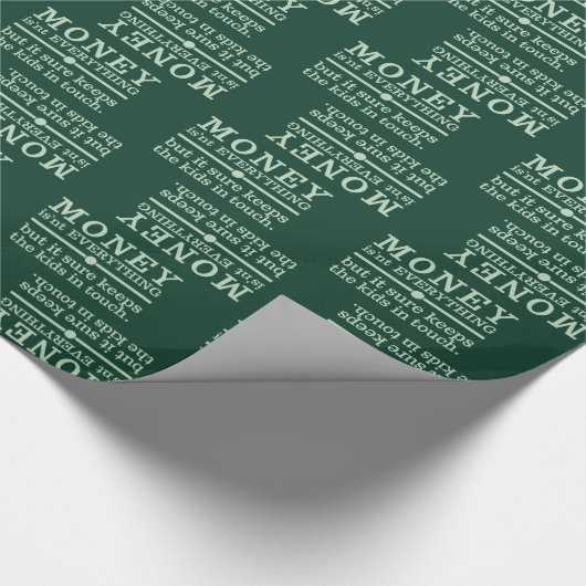 Het verpakkende document van het GELD Cadeaupapier (Hoek)