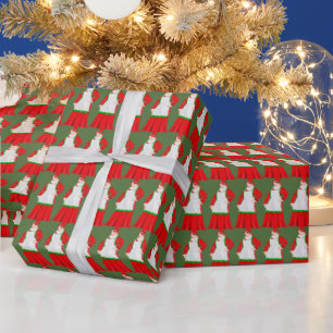 Het verpakkende document van Mevr. Claus Holiday Cadeaupapier