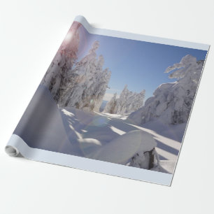 Het Verpakkende Document van Winterscape Cadeaupapier