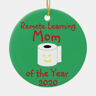 Het verre Leren Mam van het Jaar Keramisch Ornament