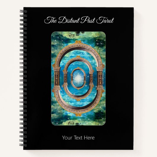 Het verre verleden Tarot Card Deck Divination Orac Notitieboek (Voorkant)
