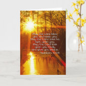 HET VERS VAN DE HET 6:24BIJBEL VAN AANTALLEN - MAG KAART (Gele Bloem)