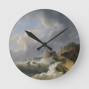 Het verschepen van een Kustlijn in een Rough Zee ( Ronde Klok