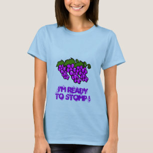 Het verse Gestampte T - shirt van Druiven