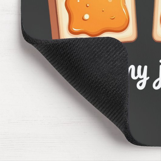 Het verspreiden van vriendelijkheid is mijn jam Fu Muismat (Hoek)