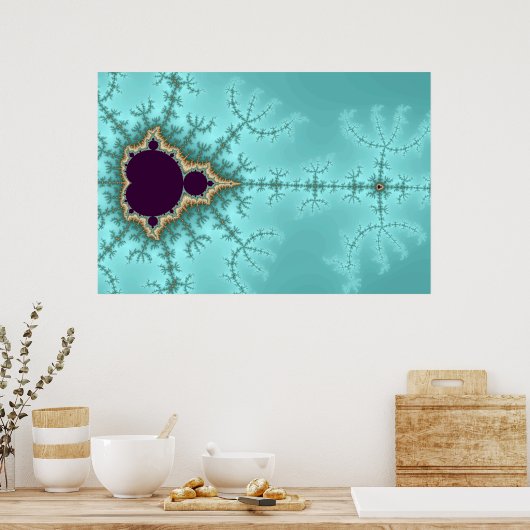 Het verspreidt zich - Fractal Poster (Keuken)