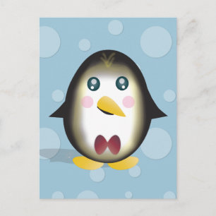 Het Verticale Briefkaart van de Pinguïn van