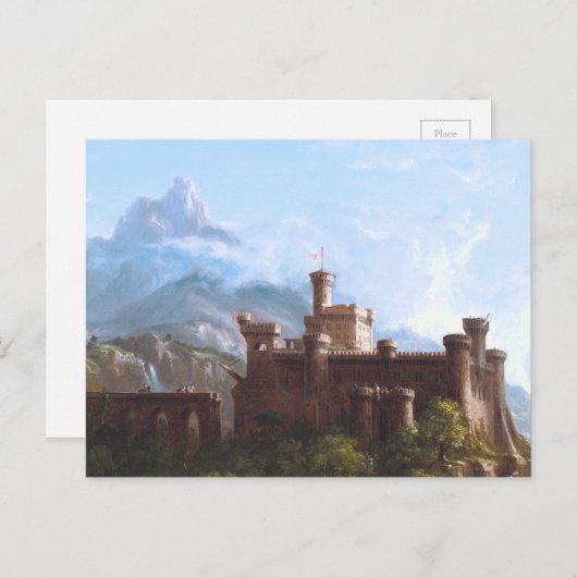 Het vertrek door Thomas Cole Briefkaart (Voorkant / Achterkant)