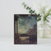 Het vertrek van Aeneas van Carthage Briefkaart (Staand voorkant)