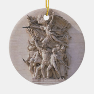 Het vertrek van de vrijwilligers in 1792 of de Mar Keramisch Ornament