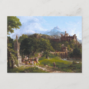 Het vertrek van Thomas Cole Briefkaart