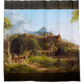 Het vertrek van Thomas Cole Douchegordijn (Voorkant)