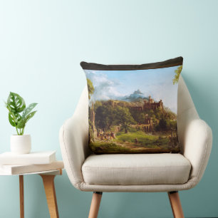 Het vertrek van Thomas Cole Kussen