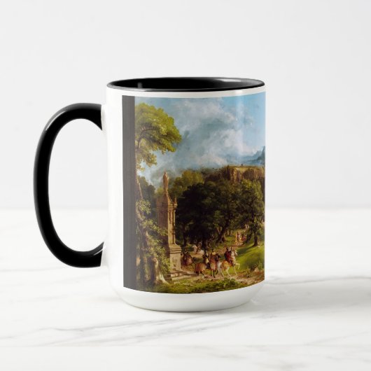 Het vertrek van Thomas Cole Mok (Links)