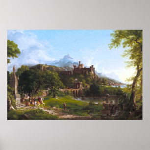 Het vertrek van Thomas Cole Poster