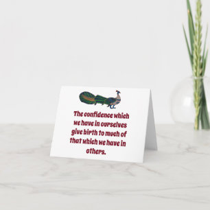 Het vertrouwen dat wij hebben - het vertrouwenscit kaart