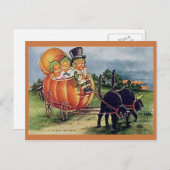 Het Vervoer van de pompoen Briefkaart (Voorkant / Achterkant)