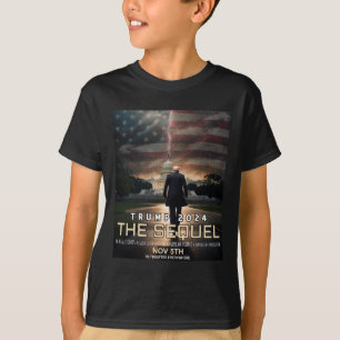 Het vervolg Trump 2024 T-shirt Republikeins Grappi