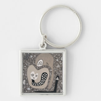 Het verwachten van een Baby Sleutelhanger