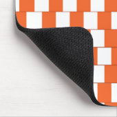 Het verwarren lijnen Oranje Muismat (Hoek)