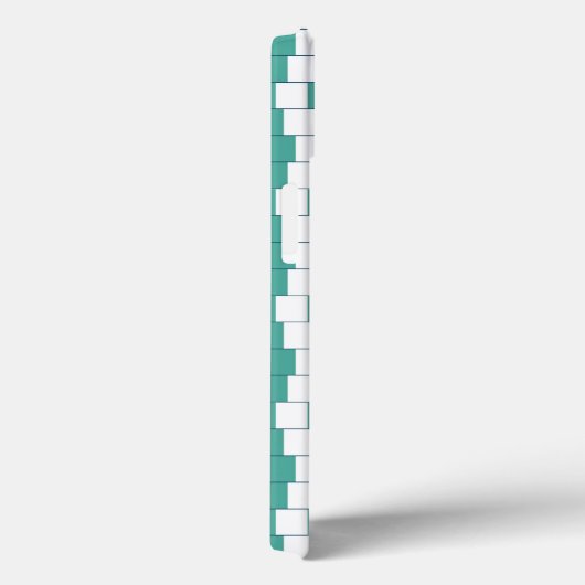 Het verwarren van lijnen turquoise Case-Mate iPhone case (Achterkant / Rechts)