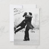 Het verwelkomen van het symbool van de Lente Sakur Save The Date (Achterkant)