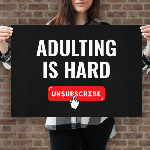 Het verwijderen is moeilijk - Abonnement opzeggen Poster