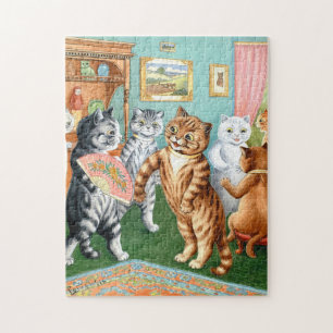 Het verzamelen door Louis Wain Legpuzzel