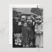 Het verzamelen op Halloween Briefkaart (Voorkant / Achterkant)