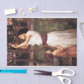 Het verzamelen van amandelbloesems door J W Waterh Tissuepapier (Craft)