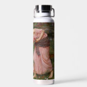 Het verzamelen van rosebuds waterfles (Achterkant)