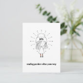 Het verzenden van Positieve Lagen Uw Manier|Vuilme Briefkaart (Staand voorkant)