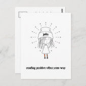 Het verzenden van Positieve Lagen Uw Manier|Vuilme Briefkaart (Voorkant / Achterkant)