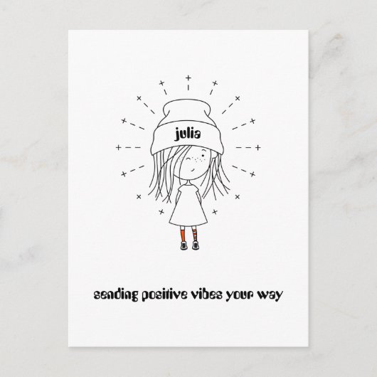 Het verzenden van Positieve Lagen Uw Manier|Vuilme Briefkaart (Voorkant)