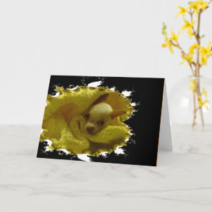 Het verzenden van warme vibes gevouwen Wenskaart Kaart