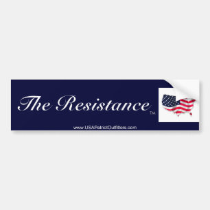 Het verzet is Amerika Bumpersticker