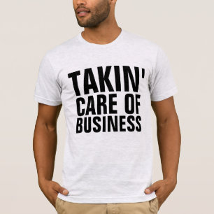 HET VERZORGEN VAN BUSINESS VINTAGE 1970S T-SHIRT