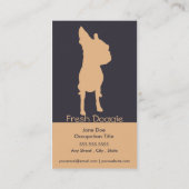 Het Verzorgen van de hond de Kaart van de (Achterkant)