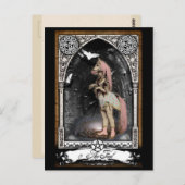 Het Victoriaans Briefkaart van de Fool Tarot Card (Voorkant / Achterkant)