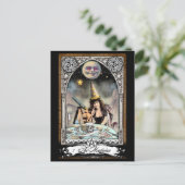 Het Victoriaans Briefkaart van de Tarotkaart van d (Staand voorkant)